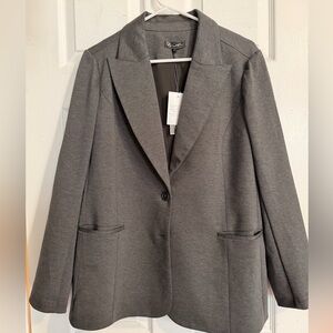 DG2 by Diane Gilman Charcoal Blazer